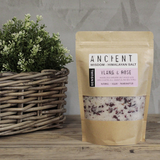 Sels de bain de l’Himalaya Sensuel - Yang Ylang & Huile de Coco AW drop Europe