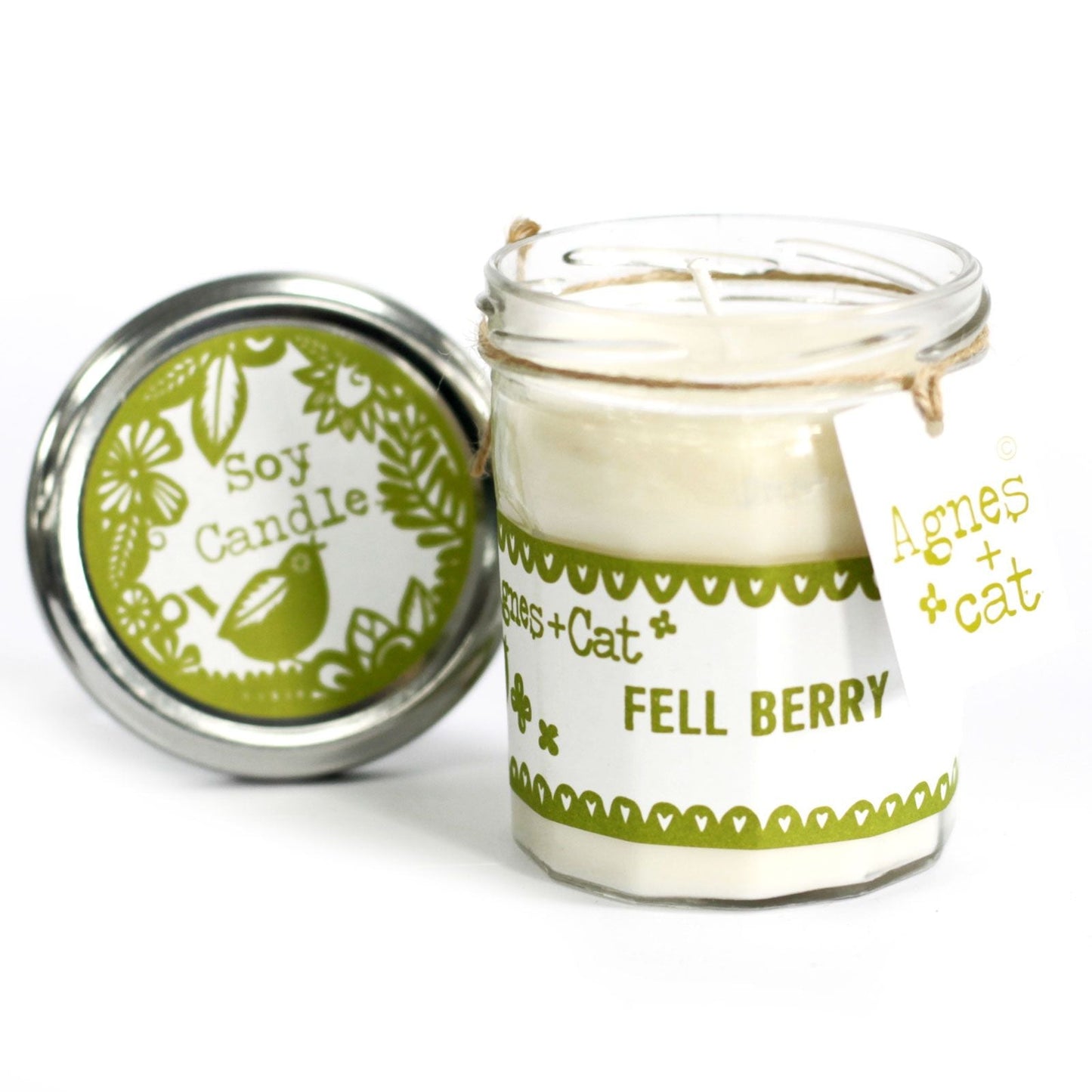 Bougie en pot de confiture - Cire de soja naturelle - Baies Sauvages AWGifts Dropship Europe
