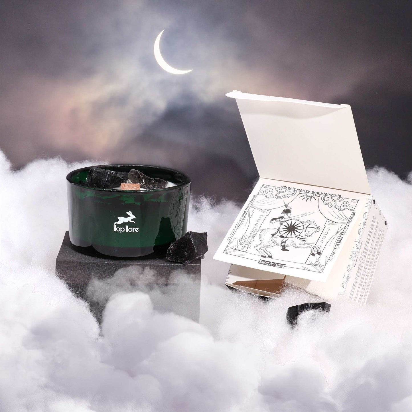 Bougie Fleur Magique en Cristal - Le Chevalier des Épées AWGifts Dropship Europe