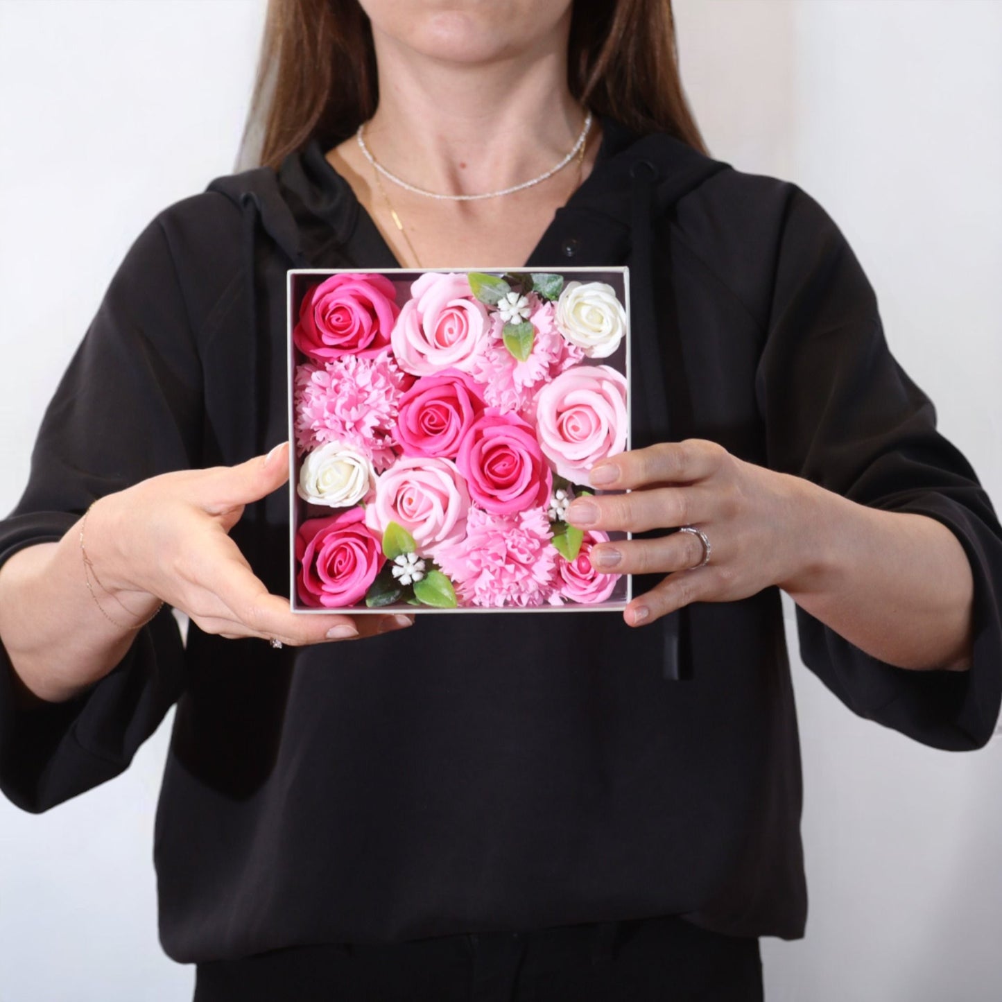 Coffret Roses de Savon Carré - Rose AWGifts Dropship Europe