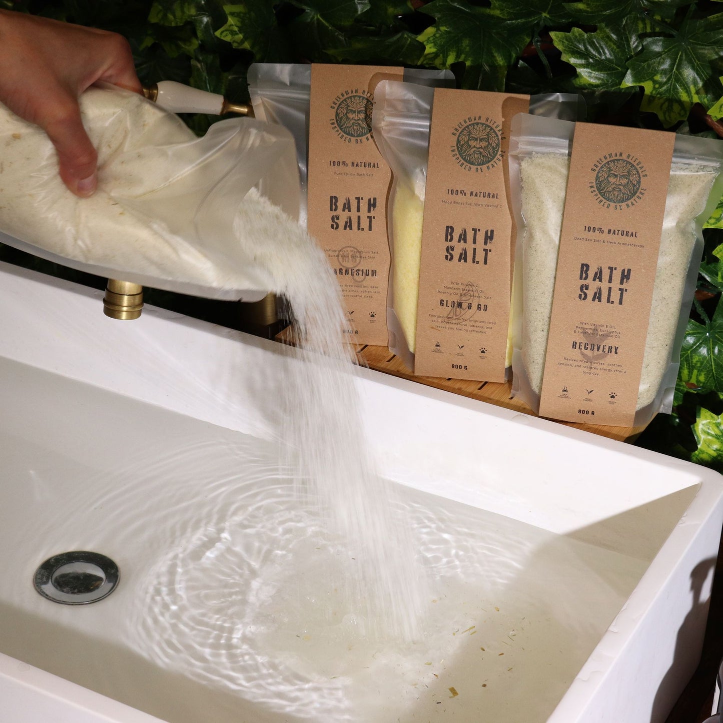 Sels de bain Epsom - Miel & Avoine AWGifts Dropship Europe