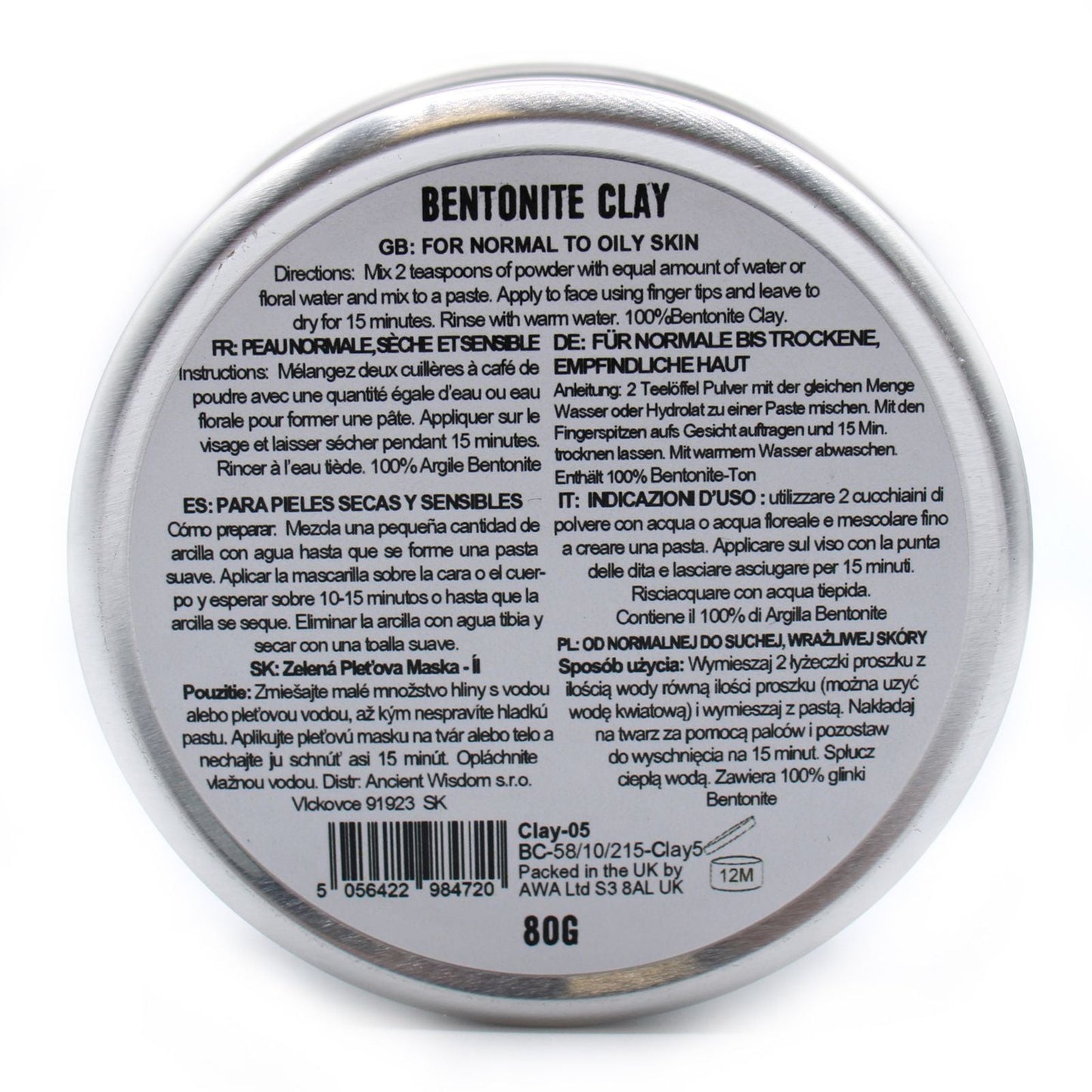 Argile Bentonite AWGifts Dropship Europe