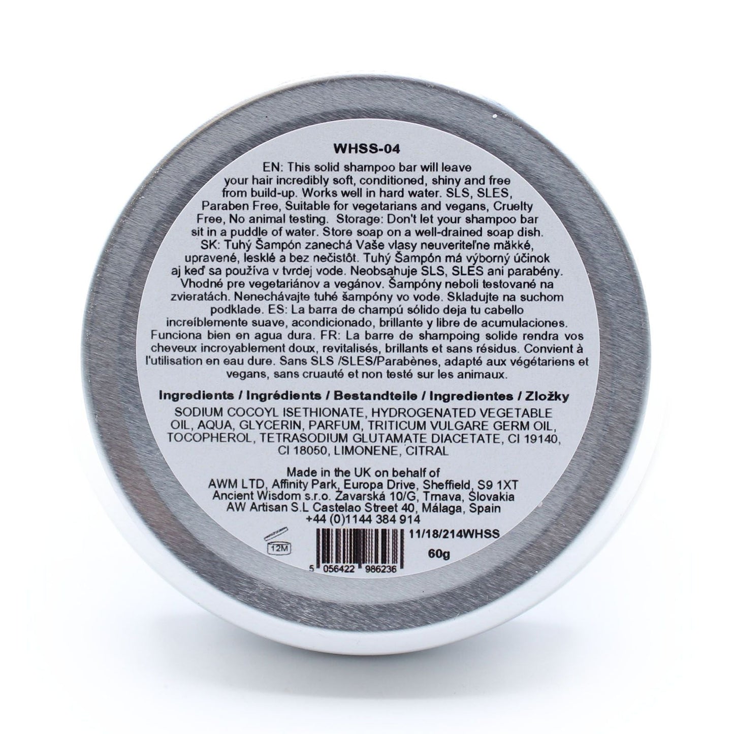 Shampoing solide Wild Hare - Tutti Frutti AWGifts Dropship Europe