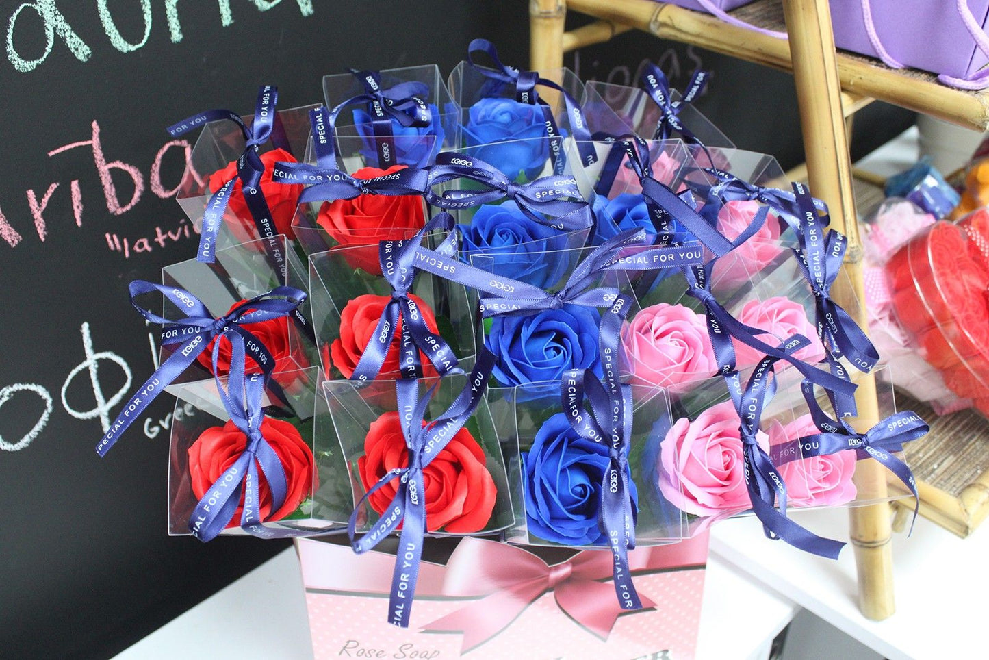 Fleur de savon Unique - Rose Rose AWGifts Dropship Europe