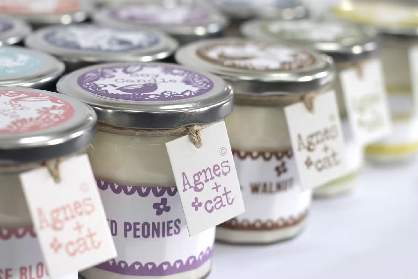 Bougie en pot de confiture - Cire de soja naturelle - Clémentine AWGifts Dropship Europe