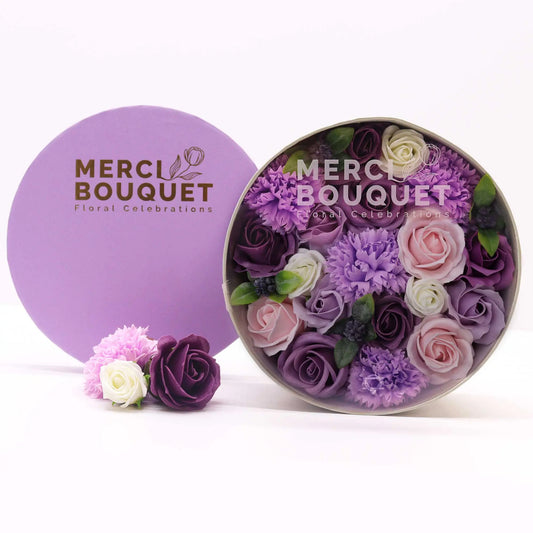 Coffret Fleurs de savon - Lavande & Œillet AWGifts Dropship Europe