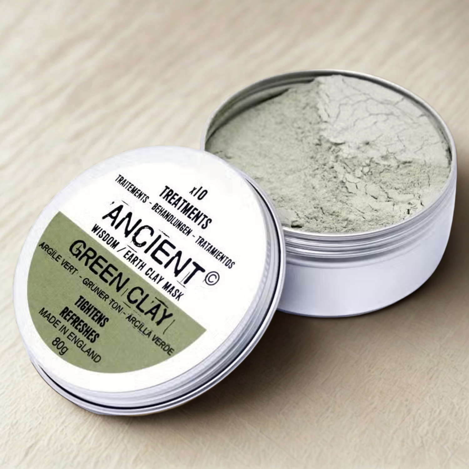 Poudres à l'argile pour masque