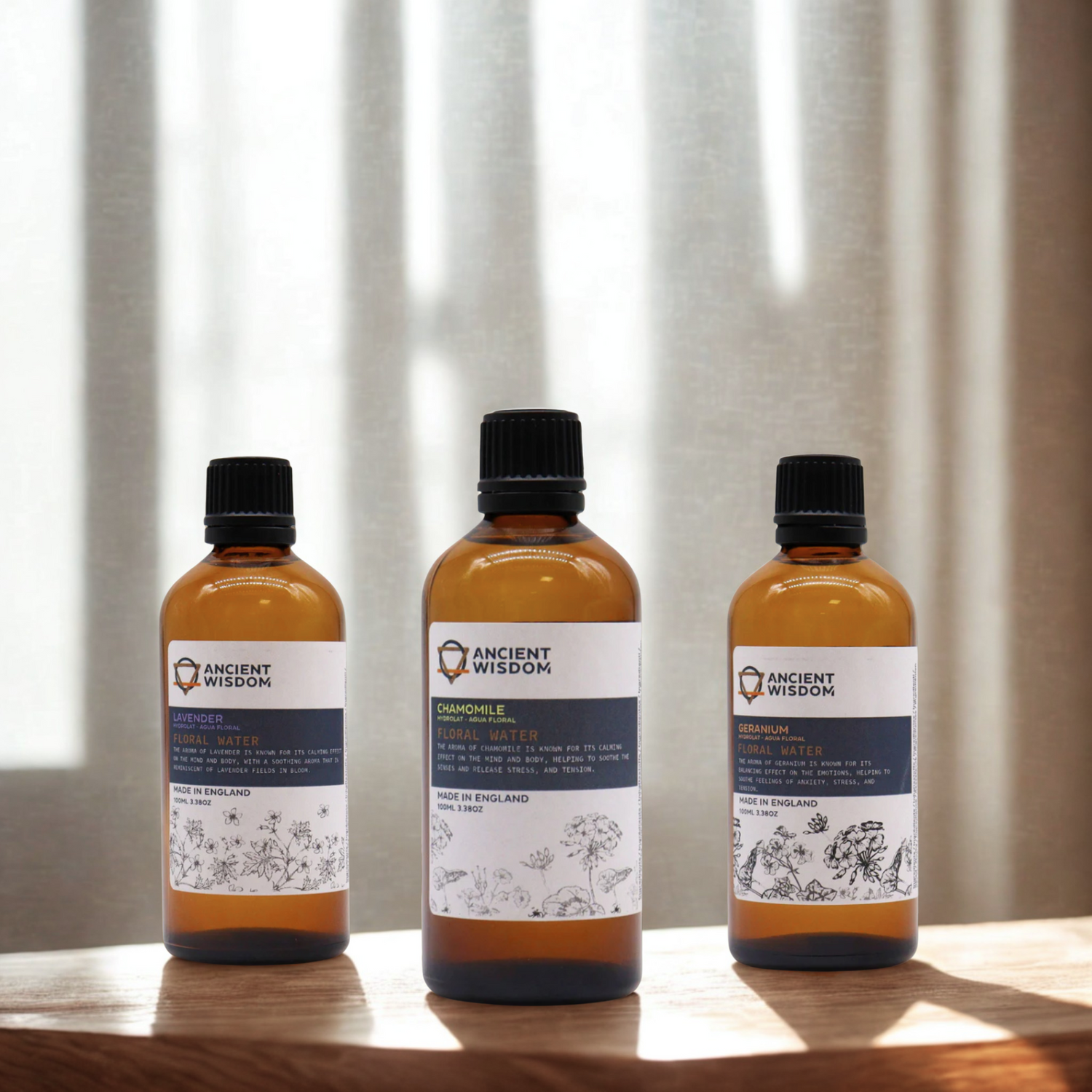 Eaux florales hydrolatées