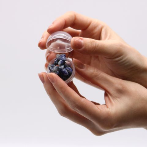 Bombe de Bain Bois de Santal & Sel de Mer avec Bracelet en Sodalite