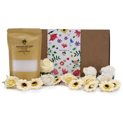 Coffret Spa Bien-Être - Sels et Fleurs de Bain