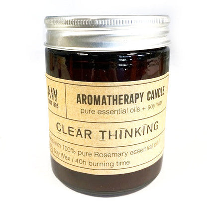 Bougie d’aromathérapie en cire de soja – Clarté de la pensée 