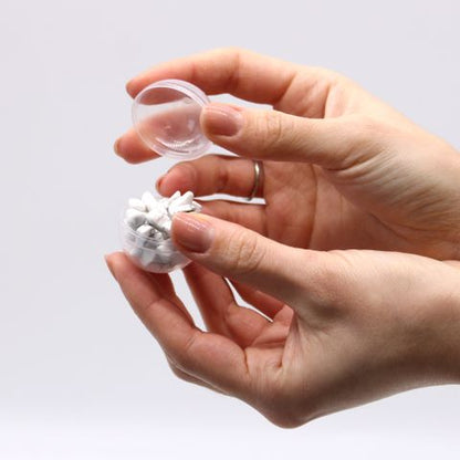 Bracelet jaspe blanc surprise dans bombe de bain