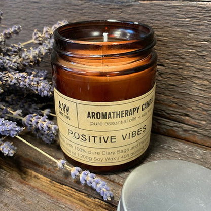 Bougie d’aromathérapie en cire de soja - Positivité