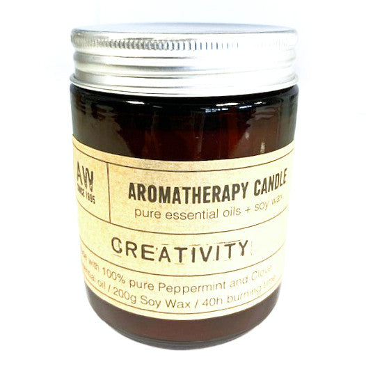 Bougie d’aromathérapie en cire de soja – Créativité