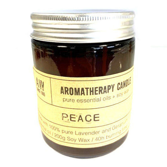 Bougie d’aromathérapie en cire de soja – Paix