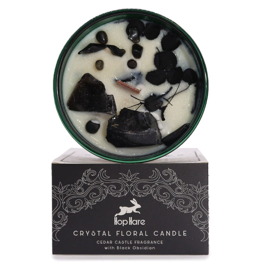 Bougie Fleur Magique en Cristal - Le Chevalier des Épées