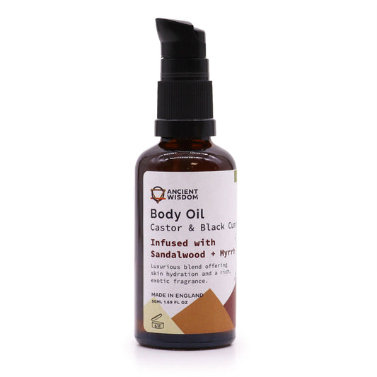 Huile corporelle bio - Bois de Santal & Myrrh