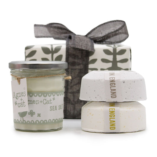 Coffret Lune de velours - Bougie & Bombes de Bain