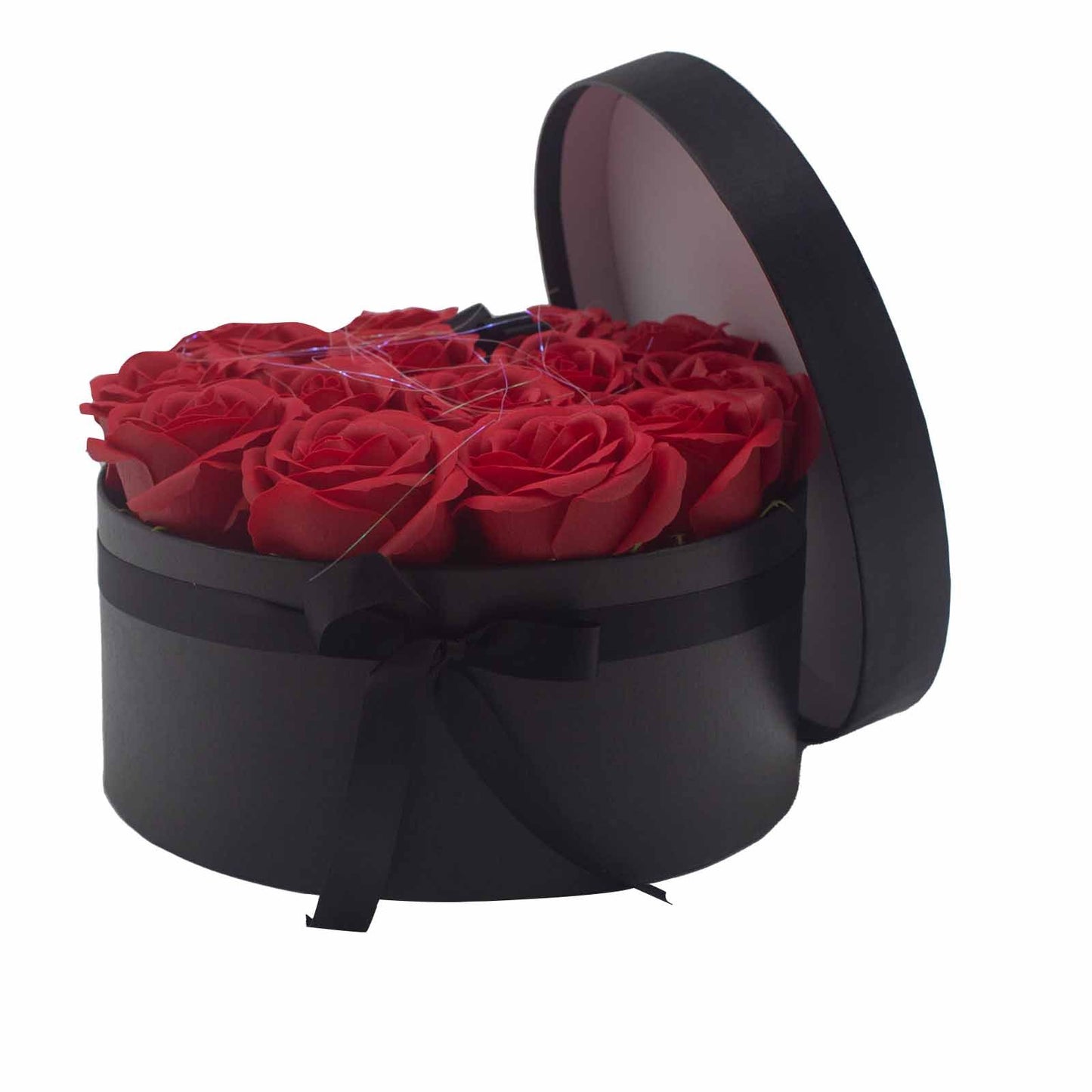 Bouquet Cadeau Fleur de Savon - 14 Roses Rouges