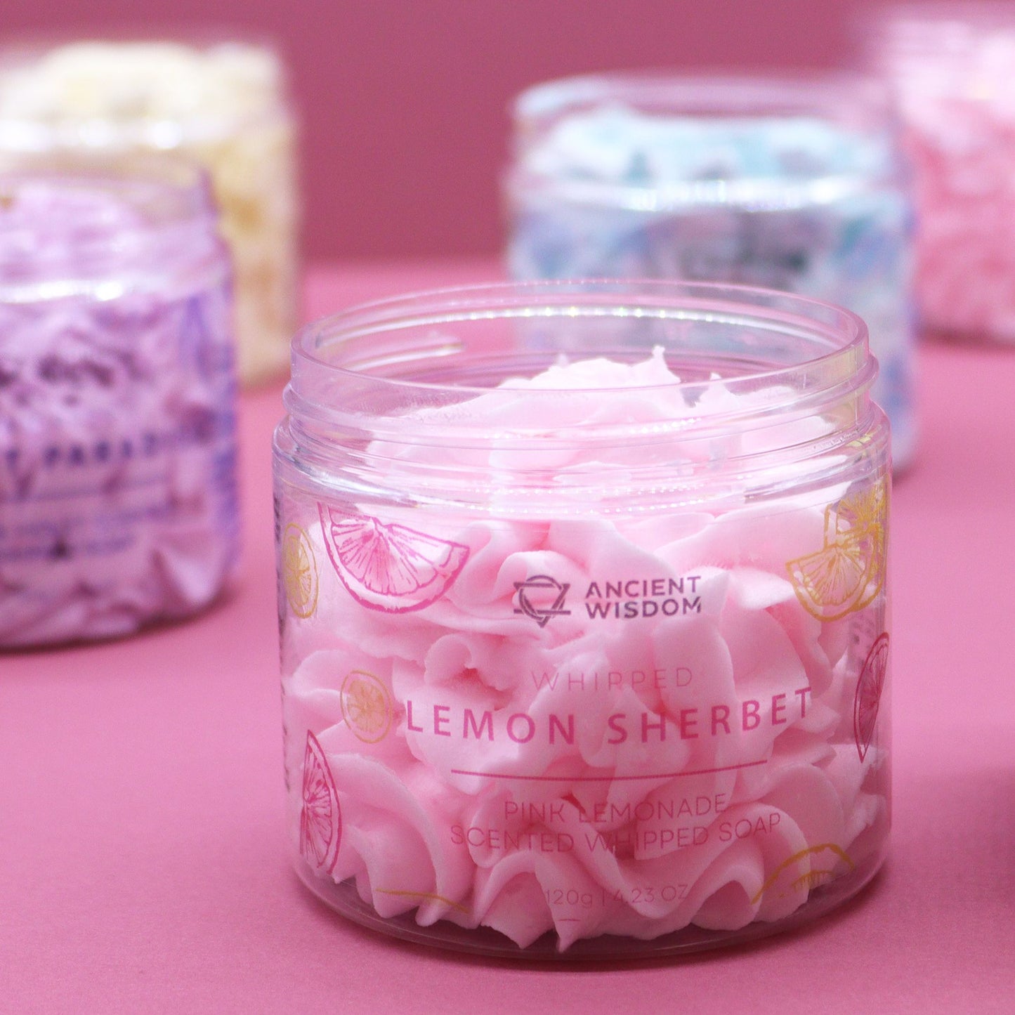 Savon Crème Fouettée - Limonade Rose