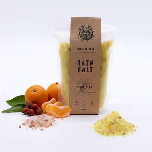 Sels de bain Epsom - Vitamine C & Mandarine