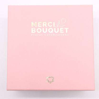 Coffret Roses de Savon Carré - Rose