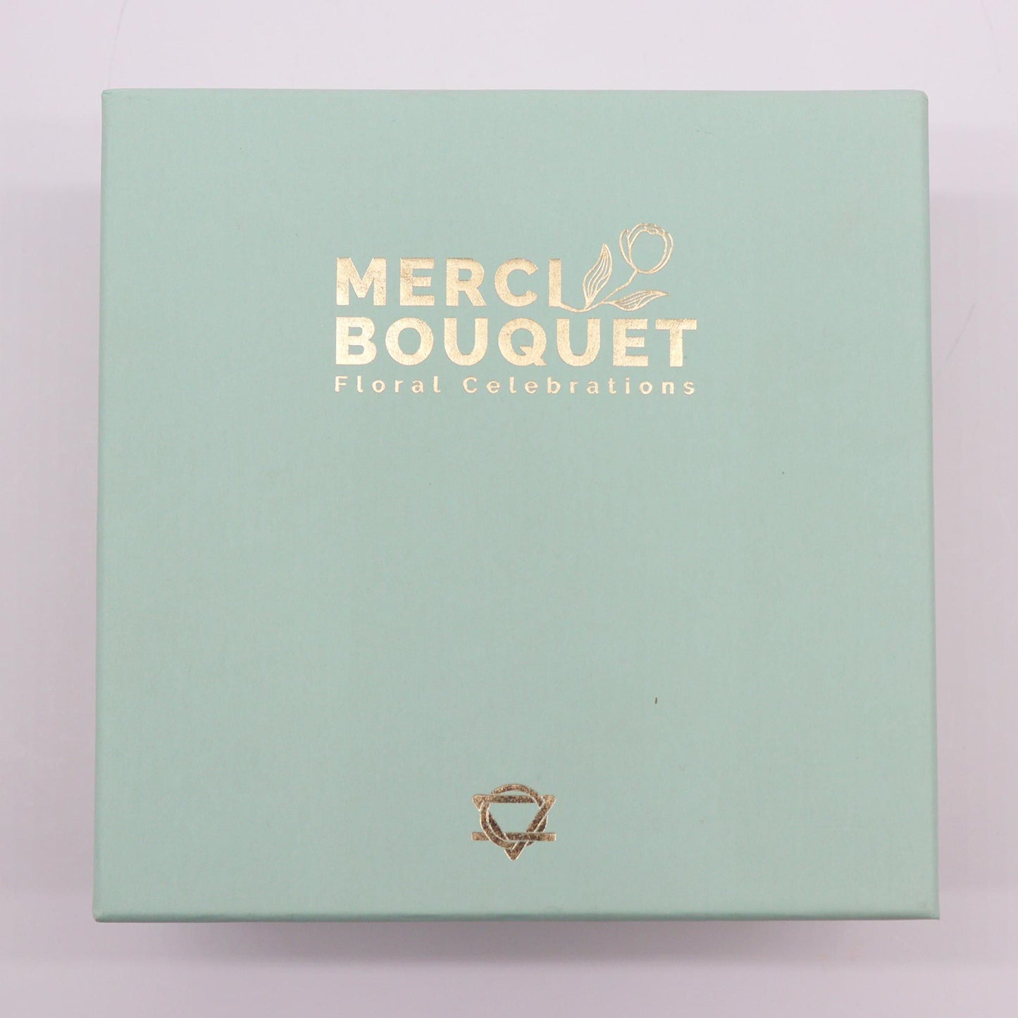 Coffret Roses de Savon Carré - Jaune et vert