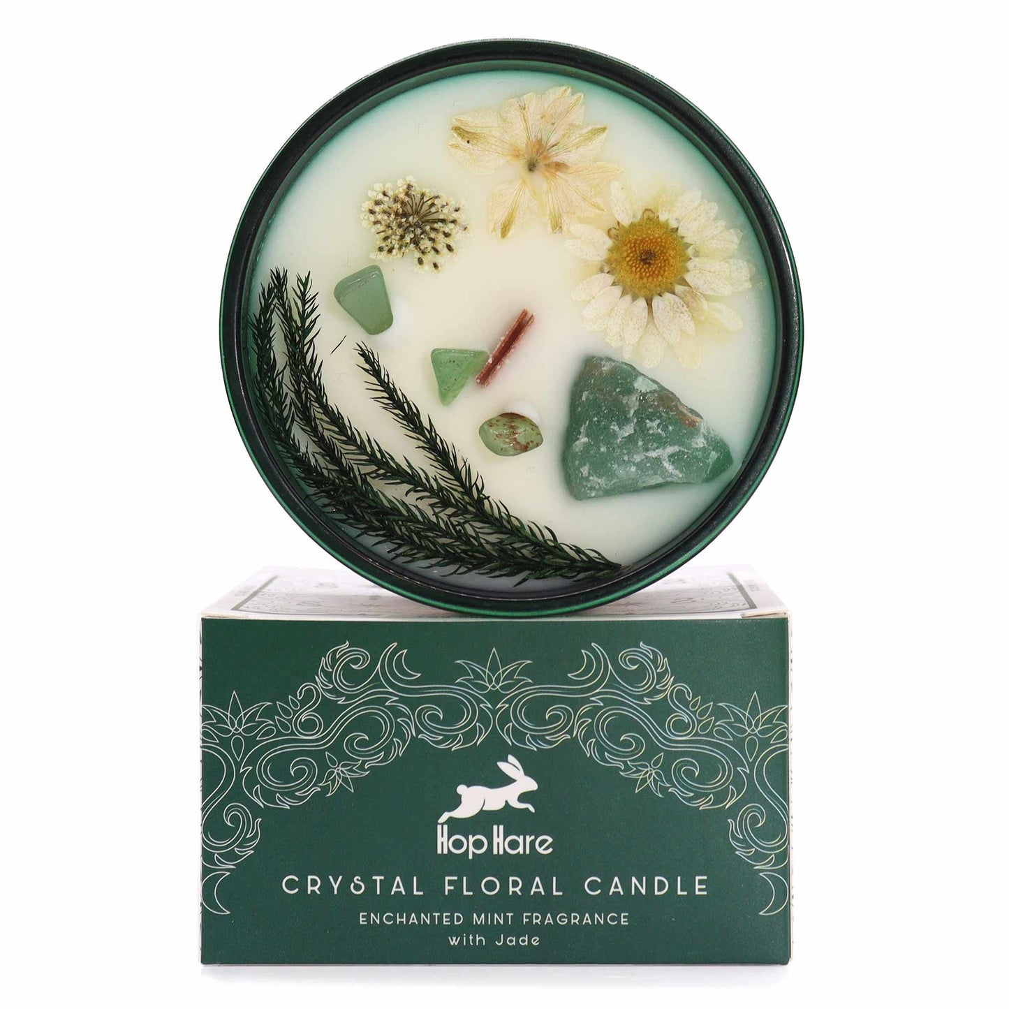 Bougie Fleur Magique en Cristal - Le Magicien