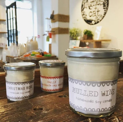 Bougie en pot de confiture - Cire de soja naturelle - Provence