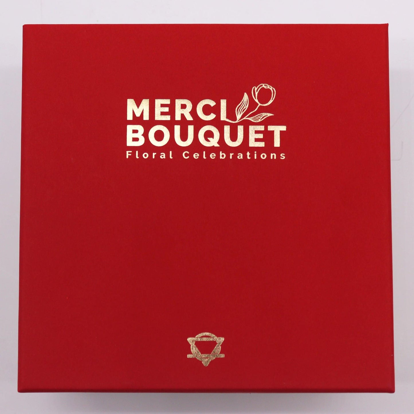 Coffret Roses de Savon Carré - Roses Rouges