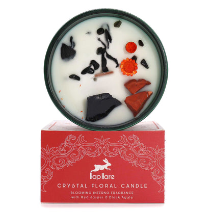 Bougie Fleur Magique en Cristal - Le Diable