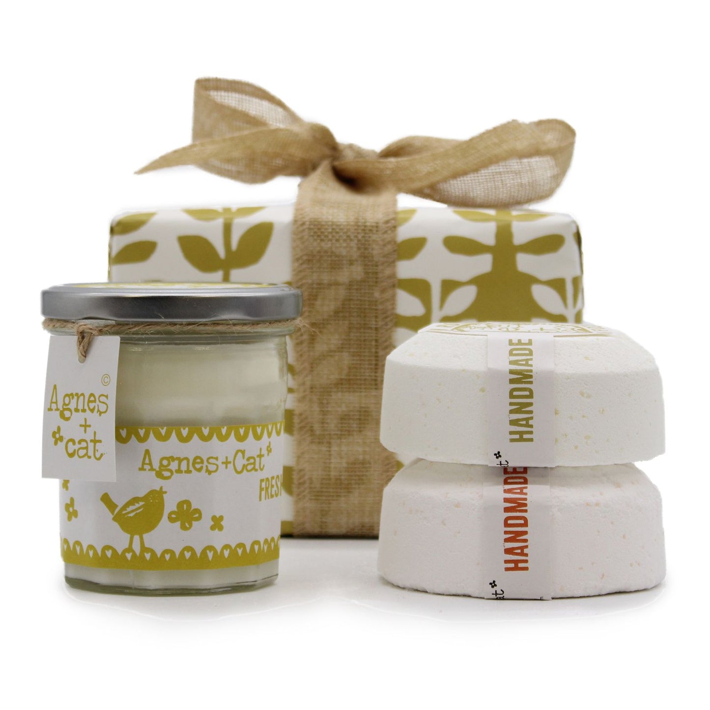 Coffret Agrumes Frais - Bougie & Bombes de Bain