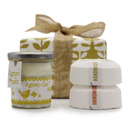 Coffret Agrumes Frais - Bougie & Bombes de Bain