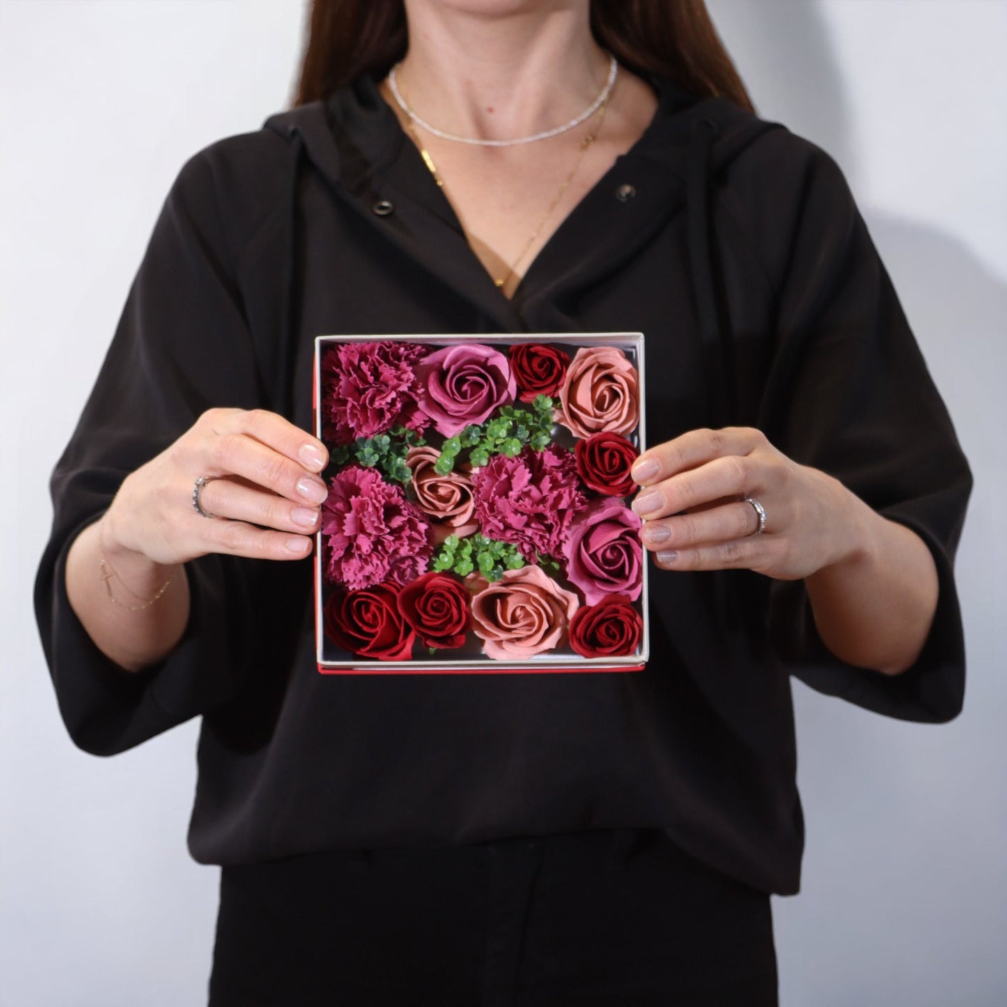 Coffret Roses de Savon Carré - Vintage