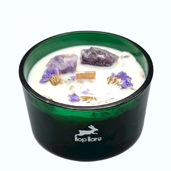 Bougie Fleur Magique en Cristal - La Lune