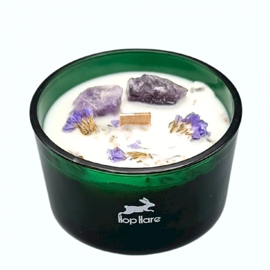 Bougie Fleur Magique en Cristal - La Lune