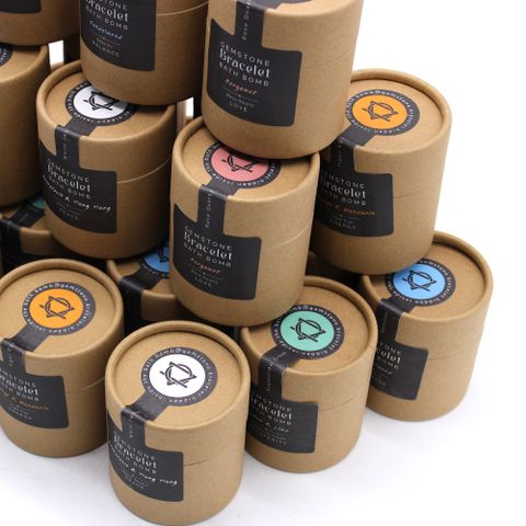 Bombe de Bain Lavande & Arbre à Thé avec Bracelet en Améthyste