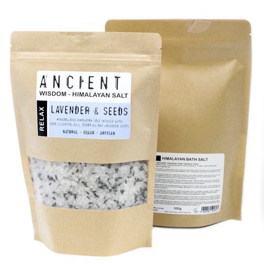 Sels de bain de l’Himalaya  Relax - Lavande & Jojoba