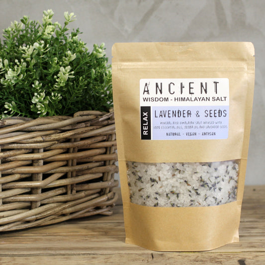 Sels de bain de l’Himalaya  Relax - Lavande & Jojoba