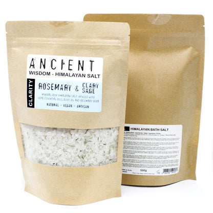 Sels de Bain de l’Himalaya Clarté - Romarin & Sauge Sclarée