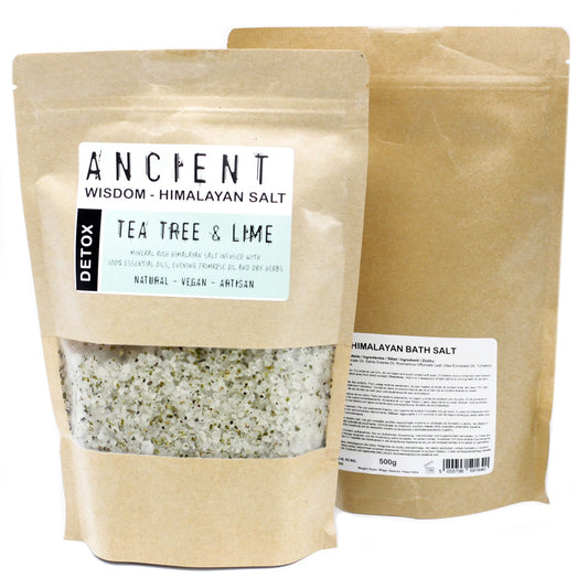 Sels de bain de l’Himalaya Détoxifiant - Arbre à Thé & Citron Vert