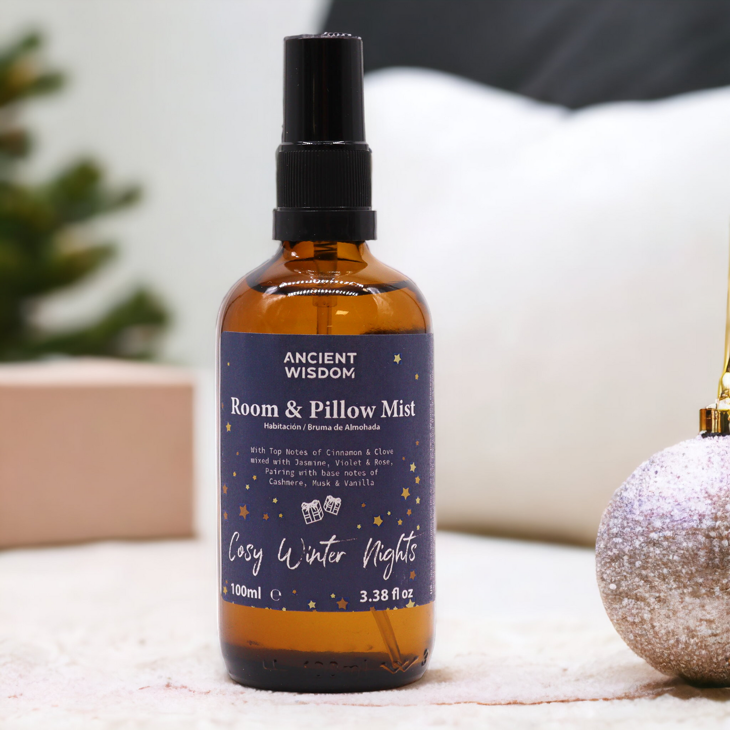 Spray d'ambiance et d'oreiller - Nuits d'hiver douillettes